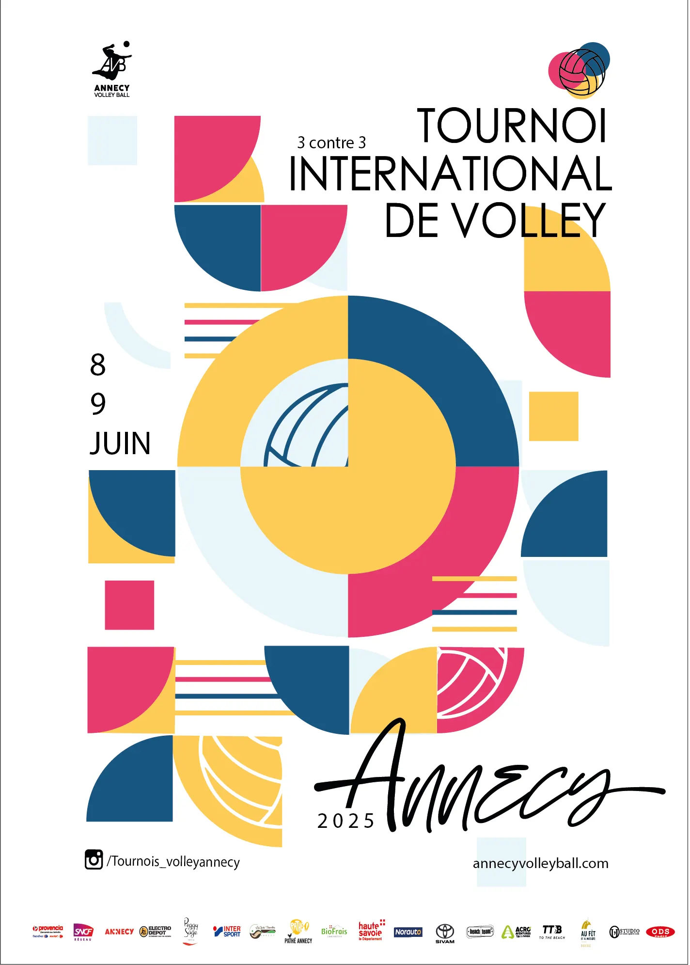 Affiche Tournoi Volley image 2